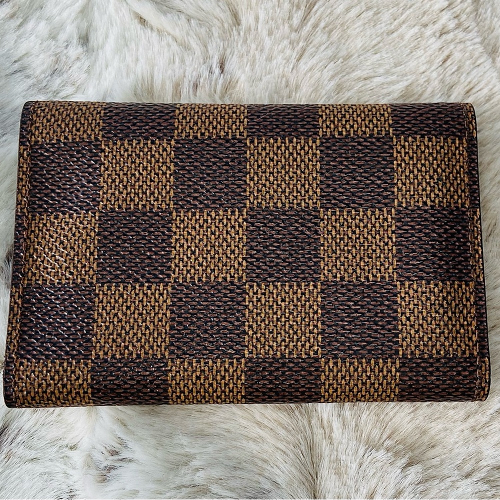 Louis Vuitton DAMIER Ebene 6 key card  ring pouch  1999 - Picture 2 of 9